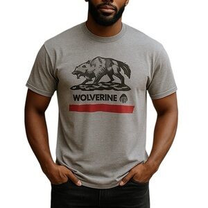 Wolverine Graphic Tee | Men's Size Small | Gray NWT